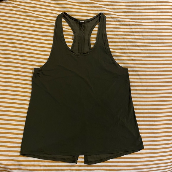 Lululemon athletic tank top olive green size small - Picture 1 of 5